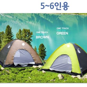 원터치텐트 오토 팝업 캠핑 가족용 방수 자외선차단uv 코팅 5인 6인