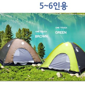 원터치텐트 오토 팝업 캠핑 가족용 방수 자외선차단uv 코팅 5인 6인