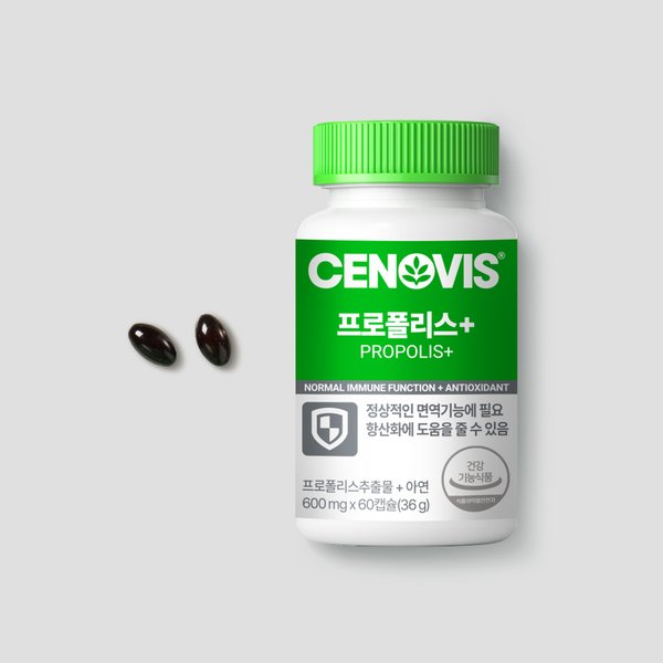 프로폴리스+ 아연 60캡슐 2개 120일분