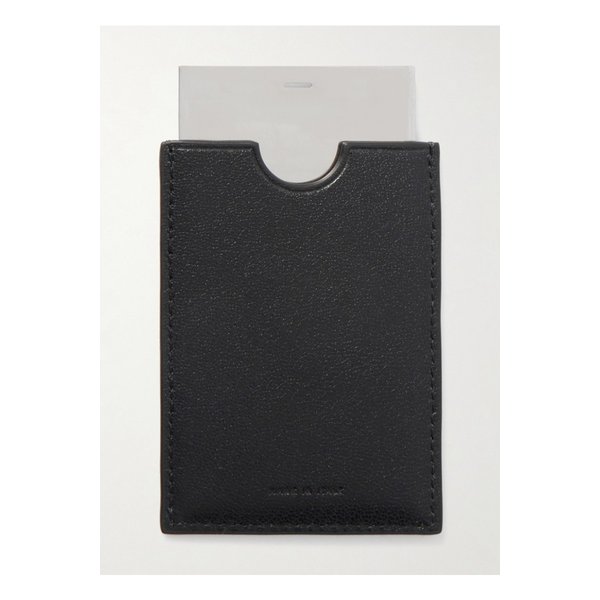 블랙 텍스처 가죽 미러 슬리브 1647597342325269