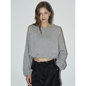 Cut Out Crop MTM [Gray]