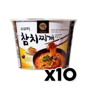 오모리 참치찌개라면 큰컵 135g x 10개