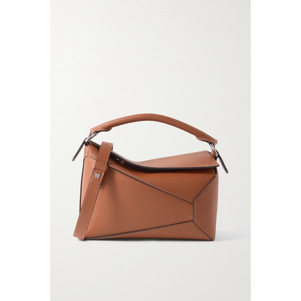 퍼즐 엣지 스몰 텍스처 가죽 숄더 백 탠 브라운 1647597321523051