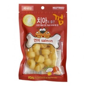 강아지 치석껌 연어 80g 1P 반려견 치석관리 간식 (WD351BC)_