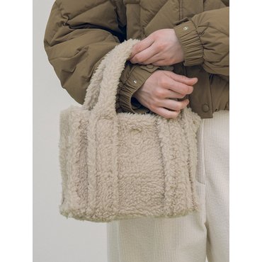 시야쥬 SIAC3015 shearing tote bag_Beige