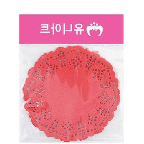 (종이레이스) 1000 접시장식받침대 깔끔한컵받침 미술만들기재료