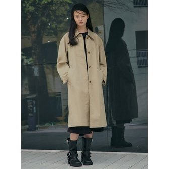 구호 플러스 Volume Silhouette Belted Trench Coat  Beige (KE5230M01A)