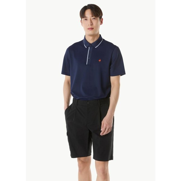 [여주점] LE_TANDARD 에센셜 PQ 티셔츠 GQ121MTS35  NAVY