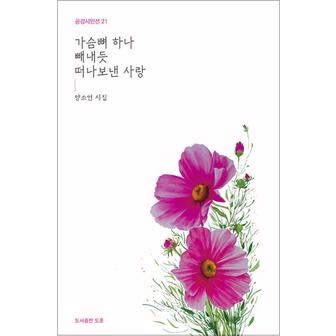 제이북스 가슴뼈 하나 빼내듯 떠나보낸 사랑 (공감시인선)