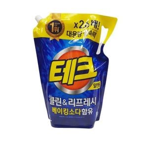 테크클린+리프레시일반용 LG생활건강 R 2.6L