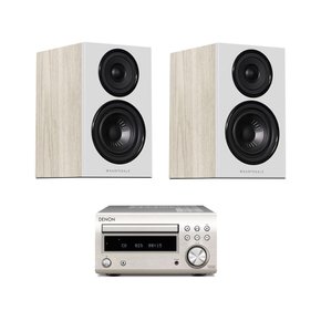 데논 RCD-M41 + 와피데일(Wharfedale) Diamond 12.0 분리형 오디오 미니 컴포넌트 세트