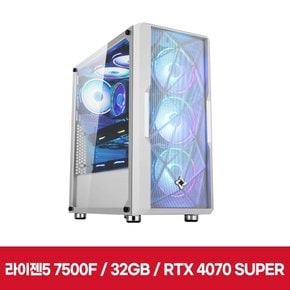 이엠텍 레드빗 PC  HERO - R5O102 (R5-7500F/RTX4070 SUPER/32GB(16Gx2)/NVMe1TB)