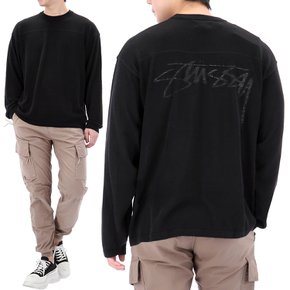 국내배송 24SS 스투시 풋볼 스웨터 117181 BLACK