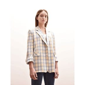 ADS-JKD102-10 AIDEN SINGLE JACKET (Blue check)