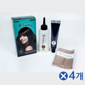 SP_컬러 비해치 염색약 7G 브라운x4개 손상없는 새치