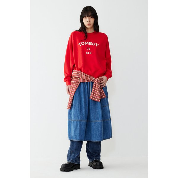 아플리케 레터링 맨투맨 91F5422784061