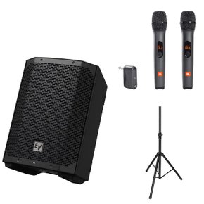 EV 버스킹 앰프 스피커 EVERSE8 검정 무선MIC JBL AS3