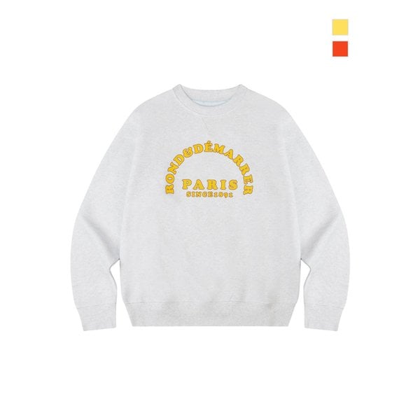 [남녀공용] PARIS 컬리지 그래픽 맨투맨