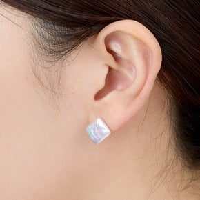 14K 루미 롬빅 담수진주 귀걸이