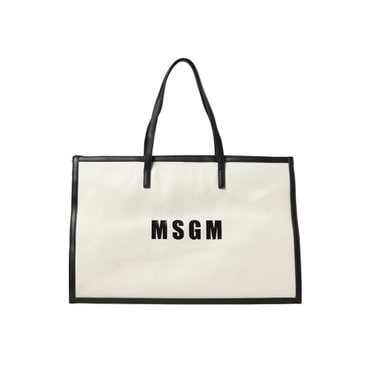 MSGM 24SS 키즈 로고 프린트 토트백 S4MSJGBA048 01203