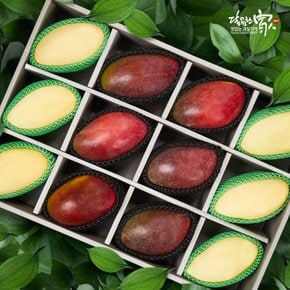 [9/21(월) 오전 9시결제건까지 명절전배송]더 프리미엄 애플6과/태국망고6과 혼합세트(4.4kg/12과)