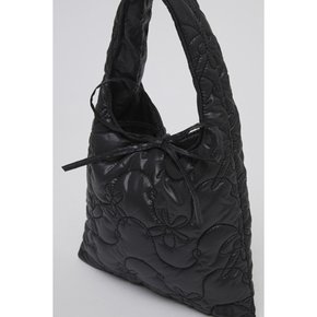 [EXCLUSIVE] Puffy tote bag(Dust black)_OVBAX24109BLK