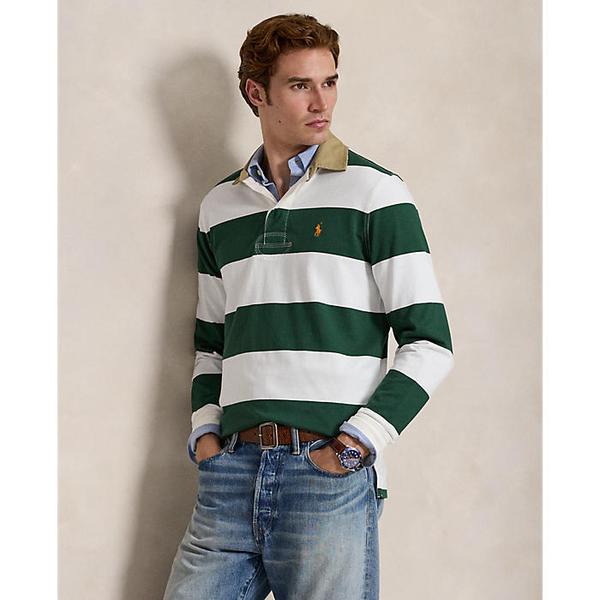 남성 클래식핏 카키 칼라 럭비 셔츠(MNPOKNI16824876300)