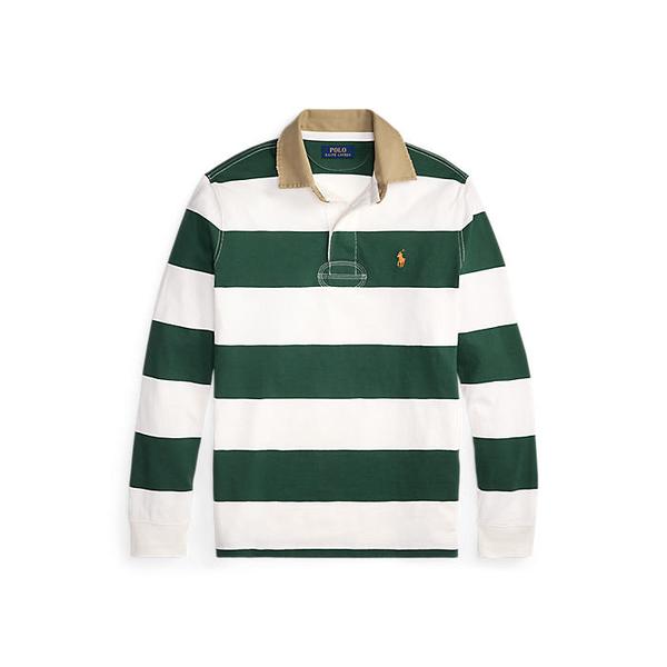 남성 클래식핏 카키 칼라 럭비 셔츠(MNPOKNI16824876300)