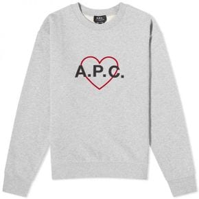 우먼 A.P.C. 아페쎄 Leon 스웨터 - Heathered 그레이 COEIP-M27732-PLA