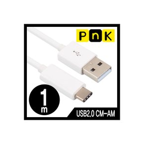 PnK P035A USB2.0 CM-AM 케이블 1m (USB Type C 케이블)