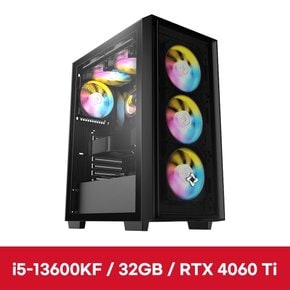 이엠텍 레드빗 PC PRO - I5N502 (i5-13600KF / RTX 4060 Ti / 32GB(16Gx2) / NVMe 1TB)