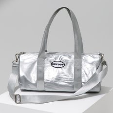 SHINING DUFFEL BAG SILVER