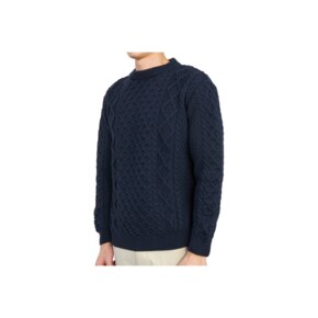 글로버올 남성 니트 MK5090 ARAN NAVY