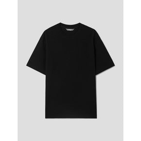 쿨 코튼 반소매 라운드넥 티셔츠  블랙 (RY4442C735)