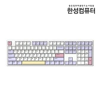  한성컴퓨터 GK898B PRO 염료승화 EDITION 유무선 무접점 (Purple Heart)