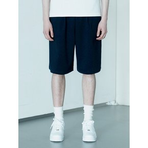 DM1016 BERMUDA SWEAT HALF PANTS_NAVY