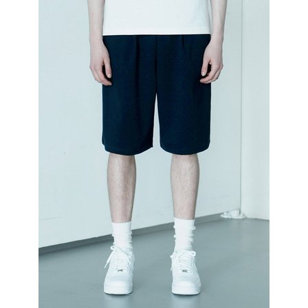 와르 포 맨 DM1016 BERMUDA SWEAT HALF PANTS_NAVY