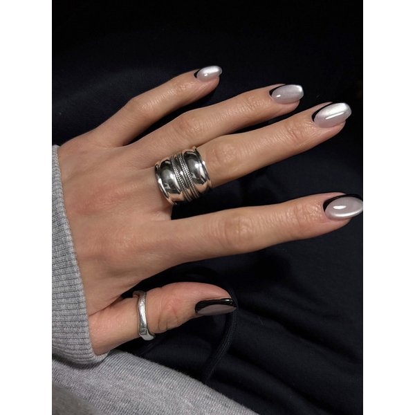 [925silver] Ethnic mood ring