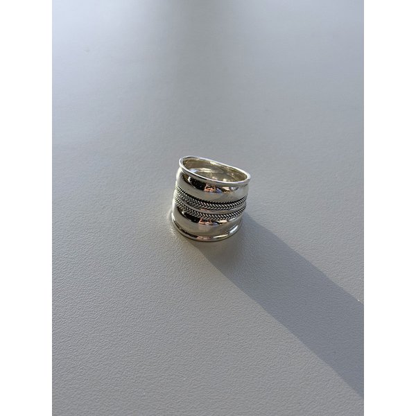 [925silver] Ethnic mood ring