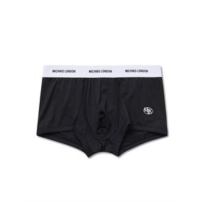 BASIC LOGO BOXER BRIEFS BLACK