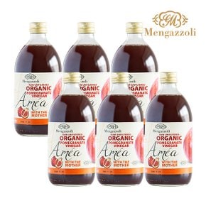 멩가졸리 유기농 언필터드 석류비네거 500ml x 6개