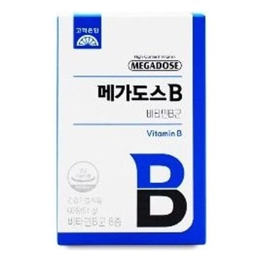  고려은단 메가도스B 비타민B군 850mg x 60정 1통 (WD8D513)