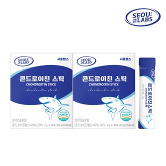 서울랩스 콘드로이친 스틱 2g 2박스 ( 60포 / 2개월분 )