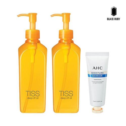 티스 딥오프 클렌징오일 대용량 280ml x2 + AHC 핸드크림 75ml(1)