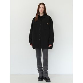 Padding shirt jacket - Black