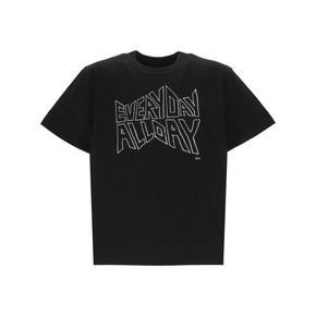 26SS 사카이 반팔 티셔츠 26 01121S 001 Black