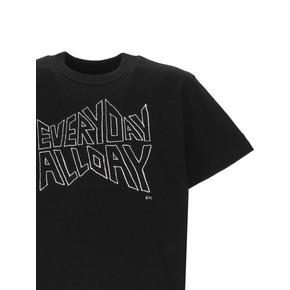 26SS 사카이 반팔 티셔츠 26 01121S 001 Black