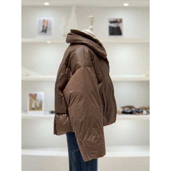 [여주점] 여성 니트넥 루즈핏 다운 숏점퍼 (L254PSG037)