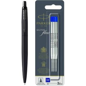 독일 파카 볼펜 PARKER Jotter XL Kugelschreiber Monochromes Mattschwarz Mittlere Spitze Bla