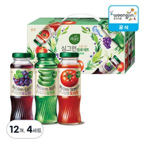 자연은 싱그런 음료세트 병 180ml X 12개 X 4세트[36045880]